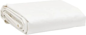 vidaXL Μουσαμάς Λευκός 1,5 x 2 μ. 650 γρ./μ²