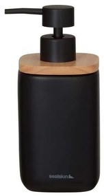 Δοχείο Κρεμοσάπουνου Mind 200ml Black Sealskin Κεραμικό