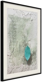 Αφίσα - Floating Leaf I - 30x45 - Μαύρο - Με πασπαρτού