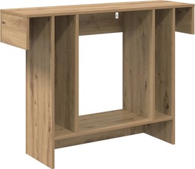 vidaXL Τραπέζι κονσόλας Artisan Δρυς 101 x 30 x 74 εκ