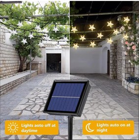 Stewehome Ηλιακός φωτισμός κήπου με 100 led σετ 12 μέτρων
