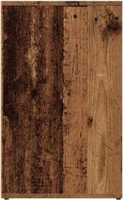 vidaXL Ντουλάπι ντύσιμο Παλιό ξύλο 80x40x65 cm Κατασκευασμένο ξύλο