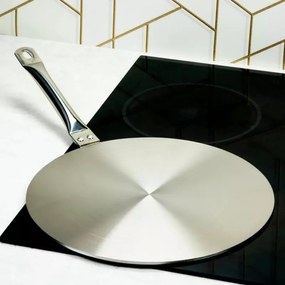 Προσαρμογέας για επαγωγικές εστίες KingHoff KH 1699, 23 cm, Universal, Inox
