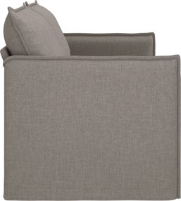 vidaXL Καναπές Taupe 196 x 82 x 85 εκ ύφασμα