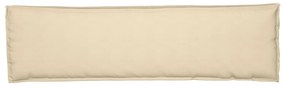vidaXL Μαξιλάρι για Παγκάκι Μπεζ 140 x 40 x 8 cm από Ύφασμα Oxford