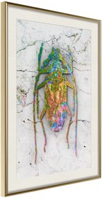 Αφίσα - Iridescent Insect - 20x30 - Χρυσό - Με πασπαρτού