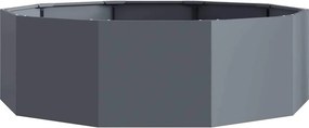 vidaXL Γλάστρα Ανθρακί 120 x 120 x 35 εκ Ατσάλι