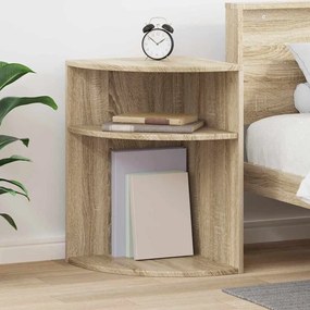 vidaXL End Table Δρύς Sonoma 39,7 x 39,7 x 60 εκ Επεξεργασμένο ξύλο